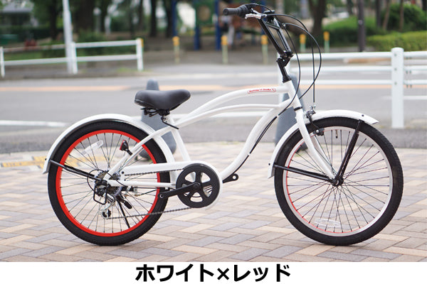 ✨良品✨Feelling of decksビーチクルーザー 6段変速 Amazon | 【FEELING OF DECKS 22inch-6D】 ジュニア用22インチビーチ