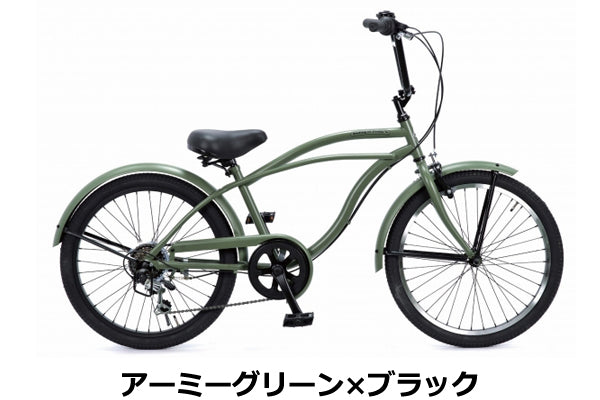 Feeling of decks クルーザー22外装6段変速/全5色 – バズデザインサイクル